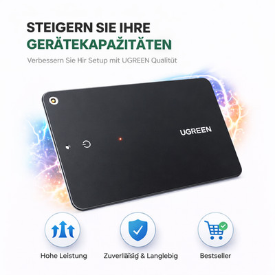 FineTrack Slim Tracker IP68   Extra Dünn & Wasserdicht | Apple Find My (iOS)  