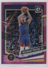 2023-24 Panini Donruss Optic Pink Hyper Prizm Michael Porter Jr #102 hu1