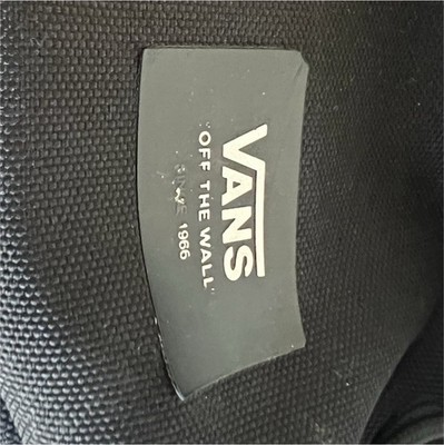 VANS Black Canvas Belt Bag & Fanny Pack for Men Adjustable Strap Logo Theme