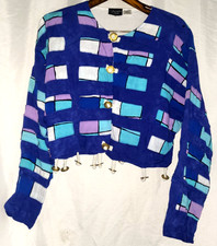 Native Wear Design S /M Jacket Tassel Boho Cropped Button-Up patchwork