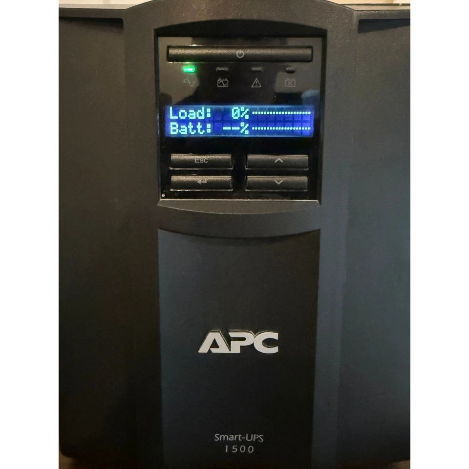 APC Smart UPS 1500VA 1000W Black NO BATTERY - Image 2 of 4
