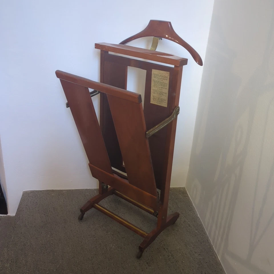 Servomuto vintage fratelli Reguitti - Stira pantaloni e appendiabiti - Immagine 2 di 4