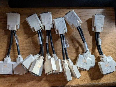 (6) Genuine Molex DMS-59 DVI Spliter Cable 887-6853-00 H9361
