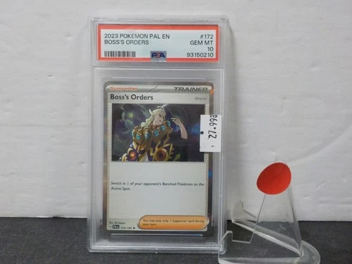 G125 PSA 10 Boss's Orders Holo PAL EN 172/193 Paldea Evolved Gem MINT