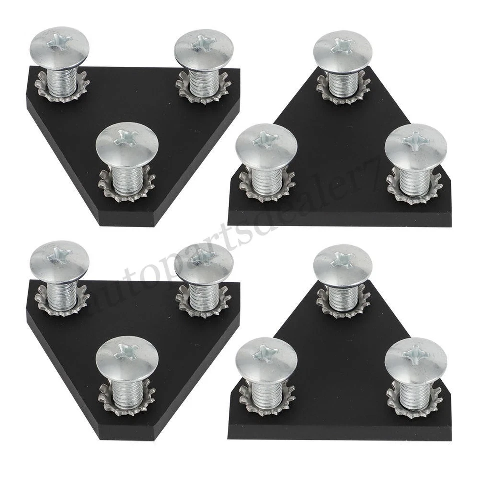 For 1948-1952 Ford F-1 F-2 F-3 F-4 Pickup Truck Door Hinge Nut Plate w/ Screw US - Imagem 2 de 4