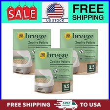  3 pack Purina Tidy Cats Breeze Unscented 99.9 Percent Dust Free, Multi-Cat