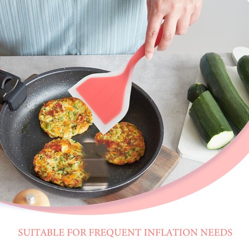  4 Stück Kochutensilien: Antihaft-Silikon-Kochspatel - Mehrzweck tragbar - Bild 10 von 12