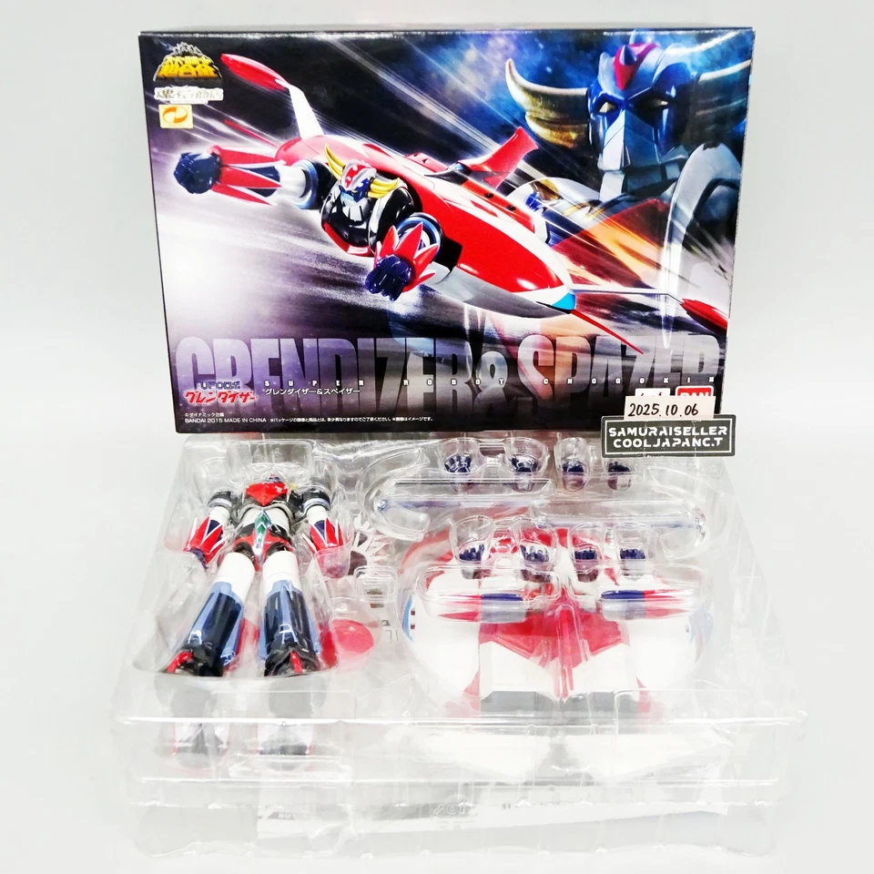 Figura de acción Super Robot Chogokin UFO Robo Grendizer & Spazer BANDAI Japón NUEVO Foto 2 de 4