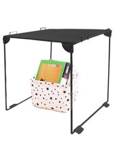 Locker Organizer Shelf with Storage Basket, Mesh Locker Shelf for Locker Deco...