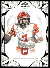 2024 Leaf Trinity Pristine Football #17 Cameron Rising