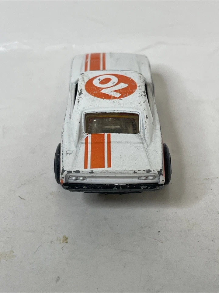 Dodge Charger 1971 Matchbox vintage "piel de naranja" #74 Mopar Muscle Car Dragster Foto 4 de 4
