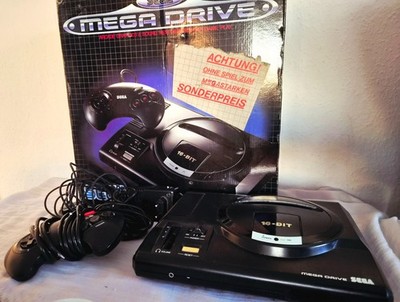 Sega Mega Drive 1 PAL-G 1600-18 OVP 2 Controller 4 Spiele