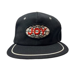 JOY Coal Mining Equipment Snapback Hat Vintage USA Made Miner Black Rope Cap