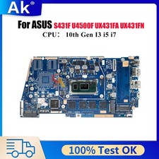 UX431FA Motherboard For ASUS UX431FN U4500F S4500F S431F X431F Mainboard W/CPU