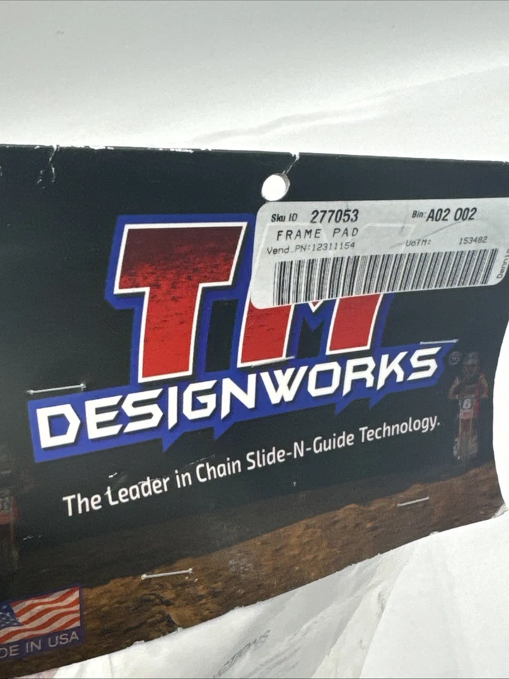 T.M. Designworks Lower Frame Mount Powerlip Chain Pad - Black Motorcycle ATV/UTV - Bild 3 von 4