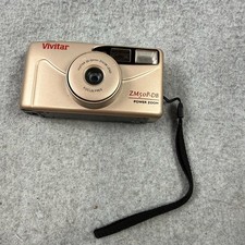 Vivitar ZM50P-DB 35mm Film Camera Power Zoom 35-52mm Lens