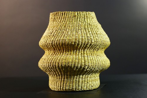 Hand‐woven African Grass Basket Decorative Storage Boho Home Organization-G5717 - 第 7/24 張圖片