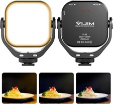 VL66 Bi-Color Adjustable Rechargeable 2500-6500K - Mini Video Portable Light ...