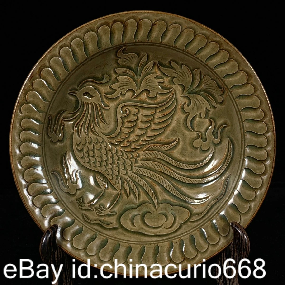 王東文造 古錫製 雲龍鳳凰文刻 三耳壷 茶入 中國古玩 唐物 時代物 骨董品 陶瓷凤凰古董原创中国风雕像、雕像| eBay