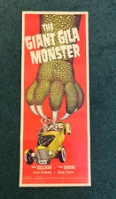 THE GIANT GILA MONSTER 1959 ORIGINAL INSERT MOVIE POSTER DON SULLIVAN