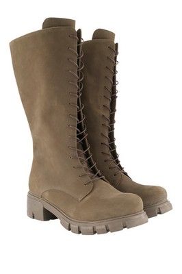 Ulla Popken große Größen Stiefel 40 anthrazit Lederstiefel XL Schaft Zipper