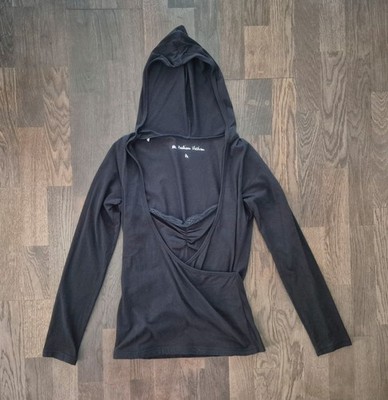 Lace Wickle Hoodie Damen Langarmshirt schwarz von Forplay Größe M