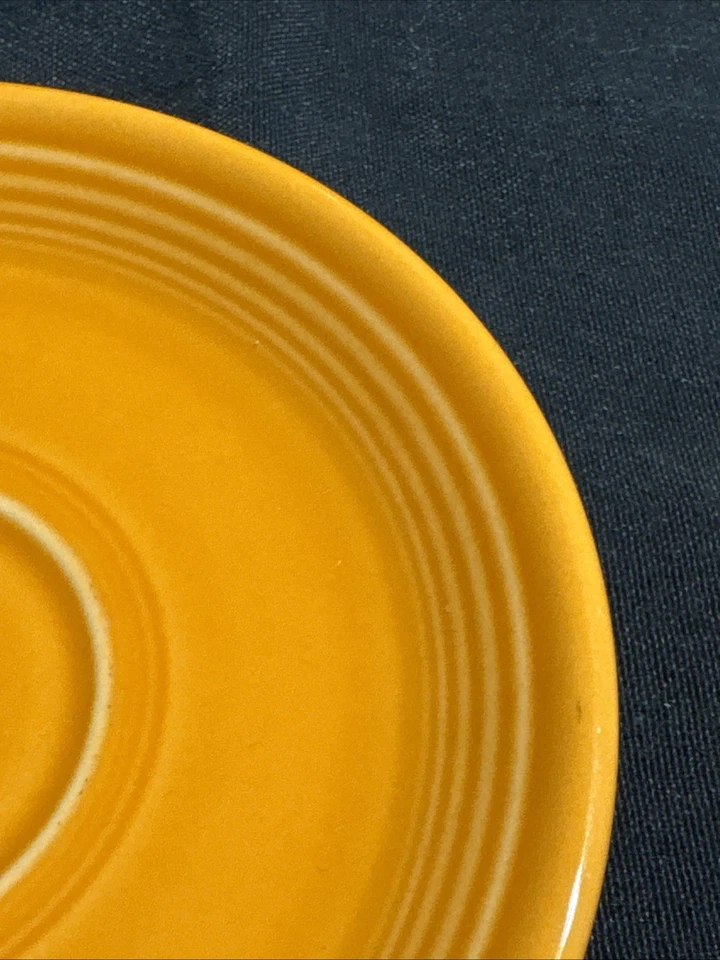 FIESTA Tangerine Orange 6”Saucer Cup Plate - Image 3 of 4