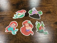 5 Little Mermaid Ariel Ursula Disney Princess Stickers Decal