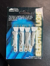Dollhouse Miniature House Single Receptacle Electrical Extension Set of 4 MH655