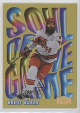 2023-24 Skybox Metal Universe Soul of the Game Gold 3/99 Brent Burns #4 00em