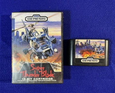 Super Thunder Blade (Sega Genesis, 1989) Tested - No Manual