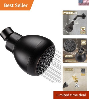 Ultimate Relaxation 3'' High Pressure Shower Head - Oil Rubbed Bronze Finish