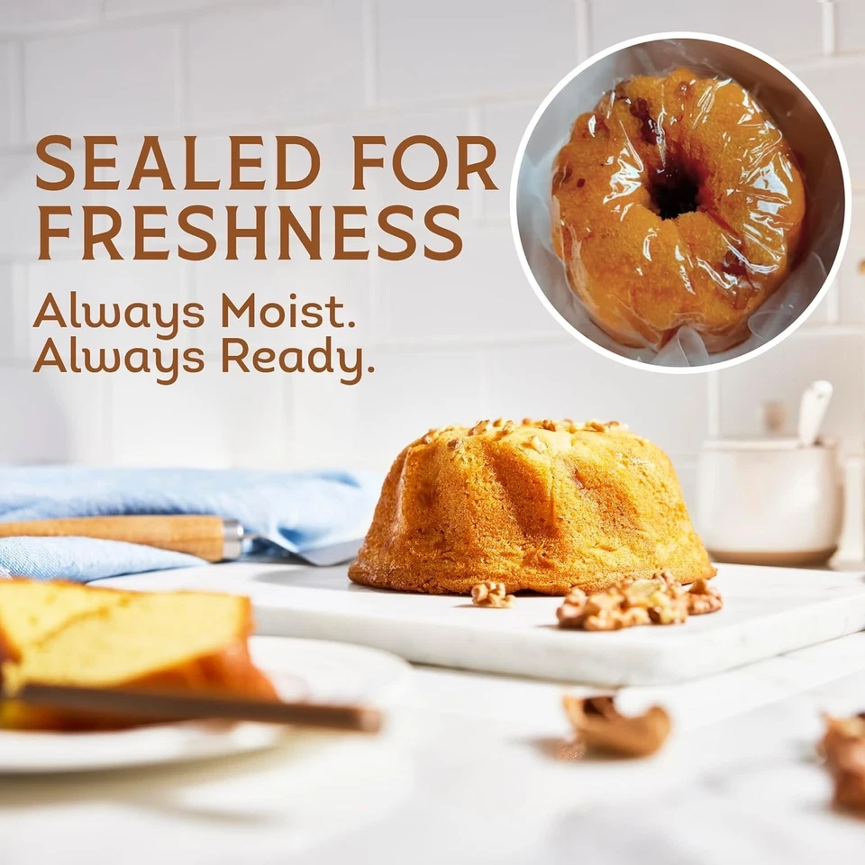 Tortuga pastel de ron caribeño con nueces - 4 oz, paquete de 4 Foto 4 de 4