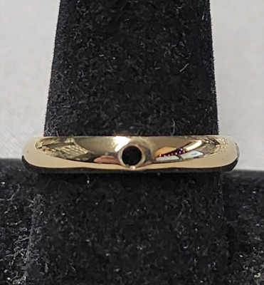 Qudo Gold Plated Basic Small Ring sz 10