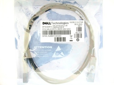 Dell EMC D0R73 DAC-SFP28-25G-2.0M L56SF022-SD-R 25Gb Passives Twinax Direktkabel
