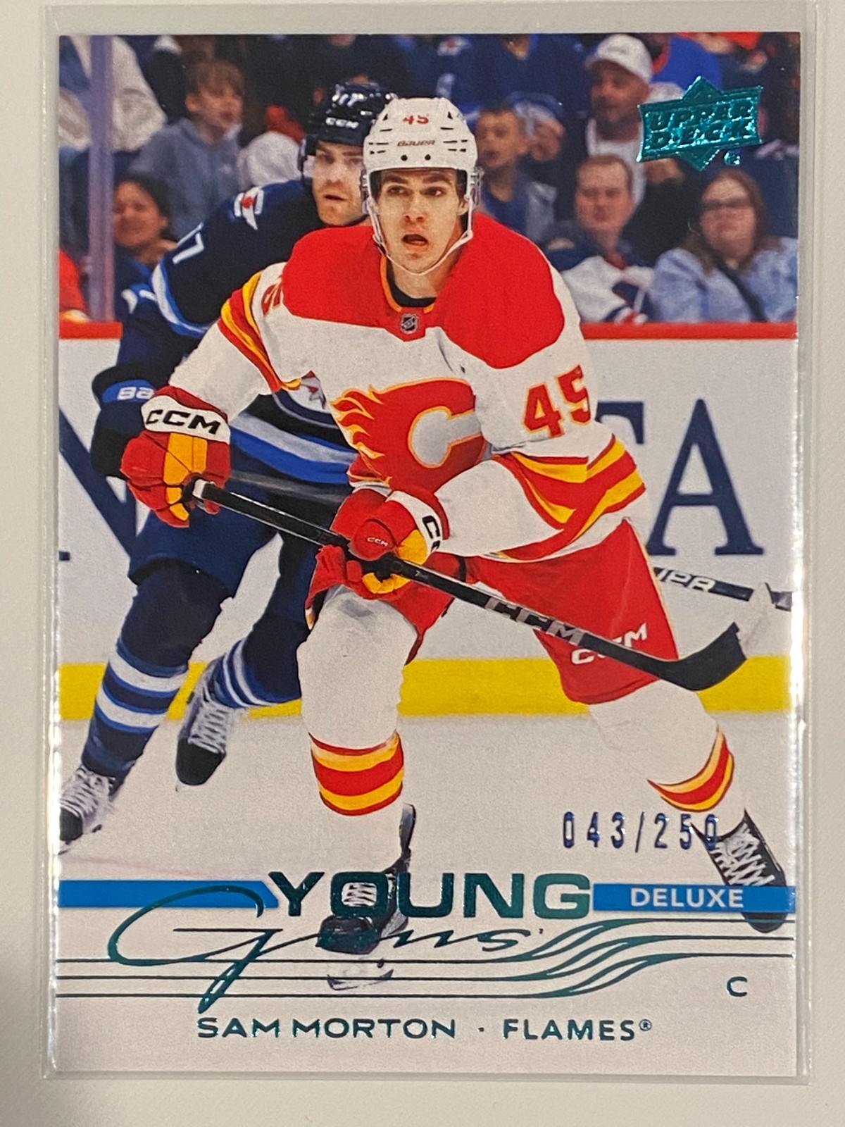 2025-26 Upper Deck Deluxe #215 Sam Morton YG /250
