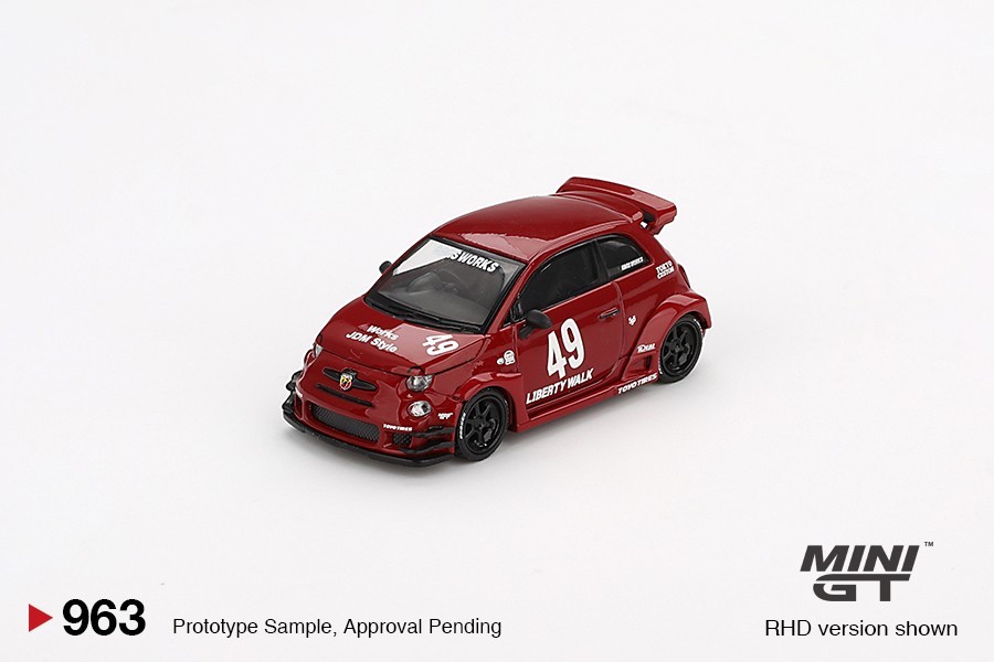 Mini GT 1:64 LB-WORKS x Abas Works ABARTH 595 Red #963 | eBay