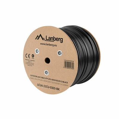 Cavo di rete rigido UTP - AISENS - A135-0852 - 20 m - Nero - Categoria 6