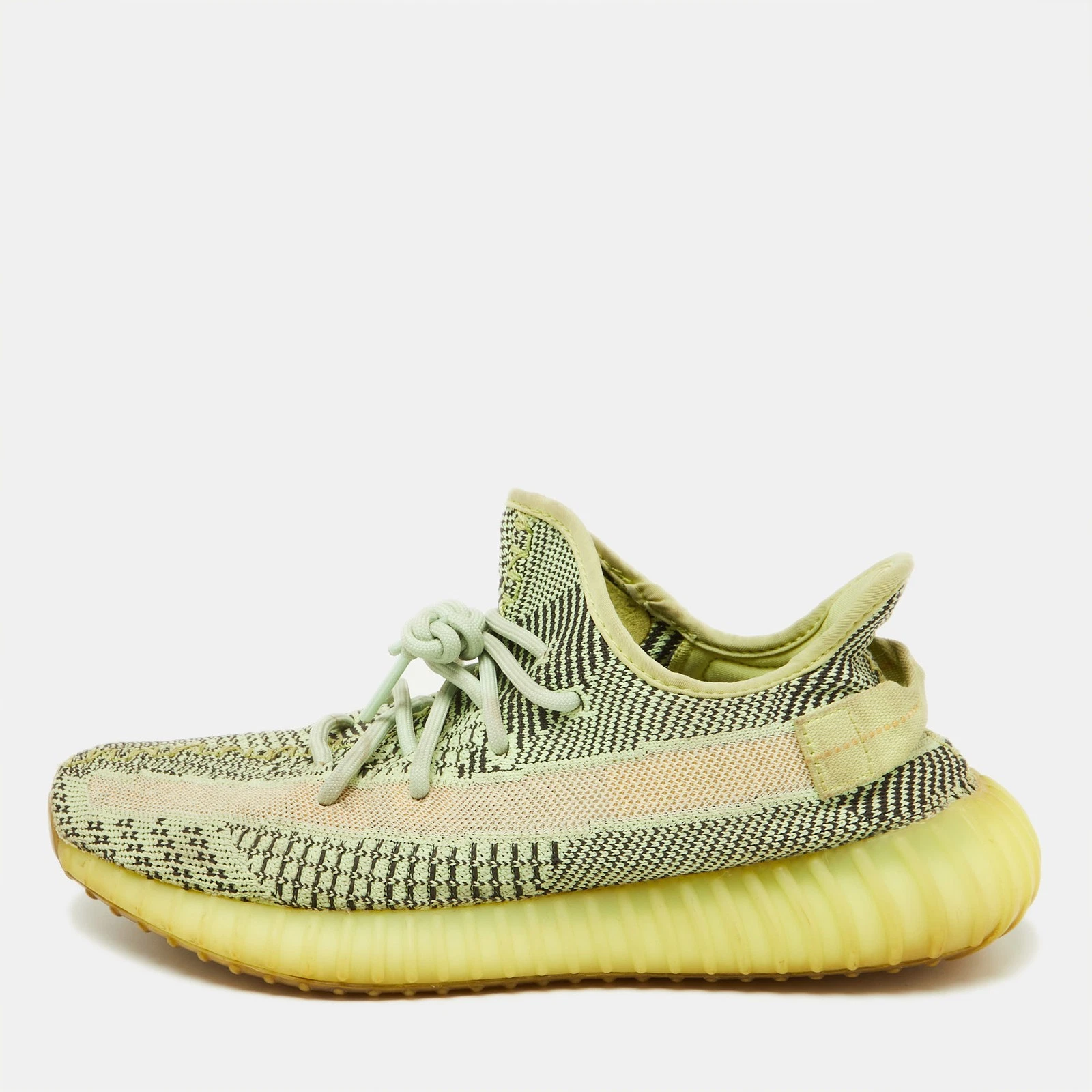 Yeezy x Adidas tessuto a maglia verde neon boost 350 V2 Yeezreel (non riflettente)