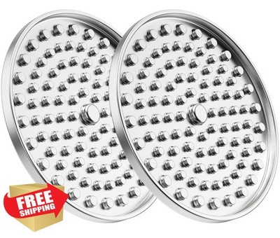Feedoo 2pk Small Stainless Steel Lick Mat