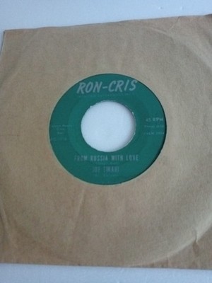 Joe Tinari - From Russia With Love (USA Ron-Cris RC 1018) VG+ Vinyl Record 7''