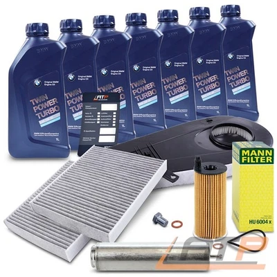 INSPEKTIONSPAKET + 7l 5W-30 FÜR BMW 5-ER F10 F11 518-d 520-d 525-d 530-d N47 B47 - Bild 1 von 4
