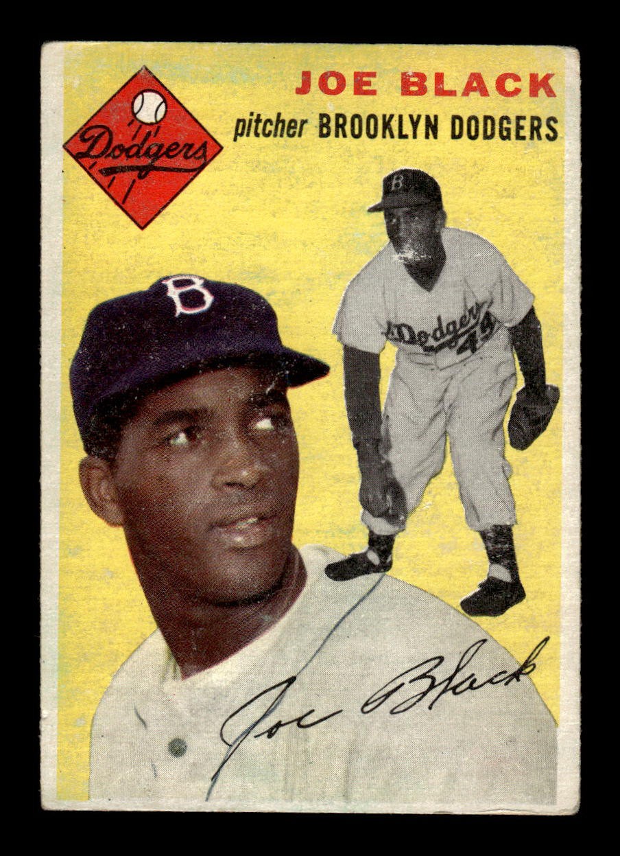 1954 Topps #98 Joe Black Brooklyn Dodgers VG 54T10007773