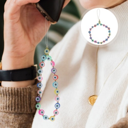 Anti-lost Mobile Phone Chain Miss Lanyard Charm Evil Eye Wrist for - 第 2/12 張圖片