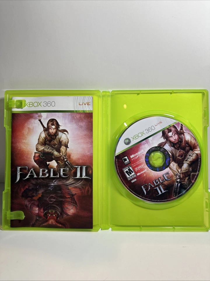 Fable 2 Fable II 2008 Xbox 360 Tested & Working Complete CIB FREE SHIPPING - Image 3 of 3