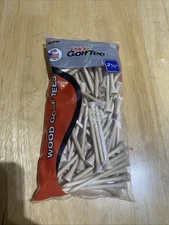 Pride Golf Tee 3-1/4 Natural Golf Tees, 90 count