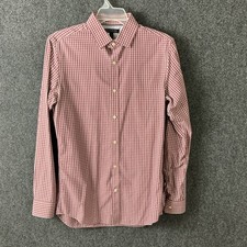 Banana Republic Shirt Men  s Medium M Non-Iron Tailored Slim Fit Preppy Button