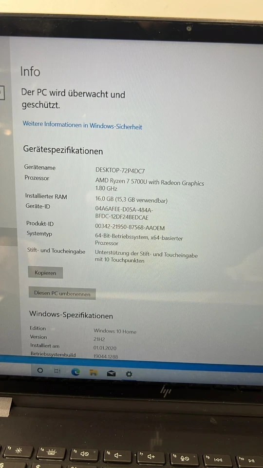 HP Envy x360 15-eu0178ng (15,6") AMD Ryzen 7 Radeon Graphics 1,80GHz 1TB SSD # - Bild 4 von 4