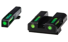 Hi-Viz LiteWave H3 Tritium/Litepipe Night Sights, Fits Glock 17,19,26,27,33,34,
