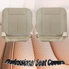For Ford Expedition 2007-2014 Both Driver & Passenger Bottom PERF Seat Cover Tan